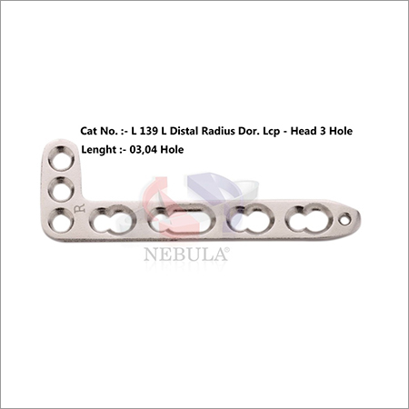 L Distal Radius Dorsal Locking Plate (Head 3 H) (