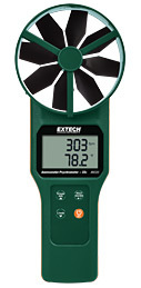 Large Vane CFM/CMM Anemometer/Psychrometer + CO2