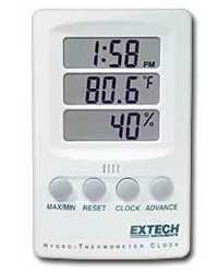 Hygro-thermometer Clock