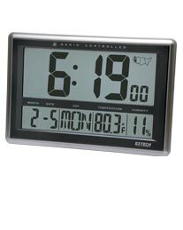 Radio-Controlled Wall Clock Hygro-Thermometer