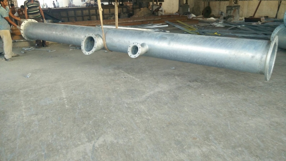 Silver Heavy Galvanized Steel Pipes