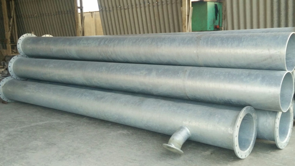 SS Galvanized Pipes - Stainless Steel, Round Shape, Copper Coated Surface | Rust Resistant, Easy Maintenance, 12-Month Warranty