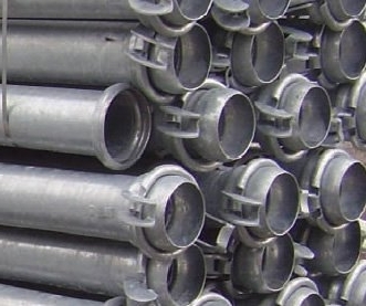 Silver Galvanized Steel Poles