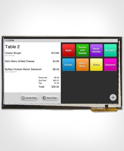"7"Capacitive Touch TFT LCD Display