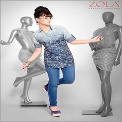 Casual Ladies Tops - Cotton, S-XL, Blue | Soft Fabric, Stylish Design, Comfortable Fit, Durable Material, Easy Wash, Versatile Style, Half Sleeves, Hip Length