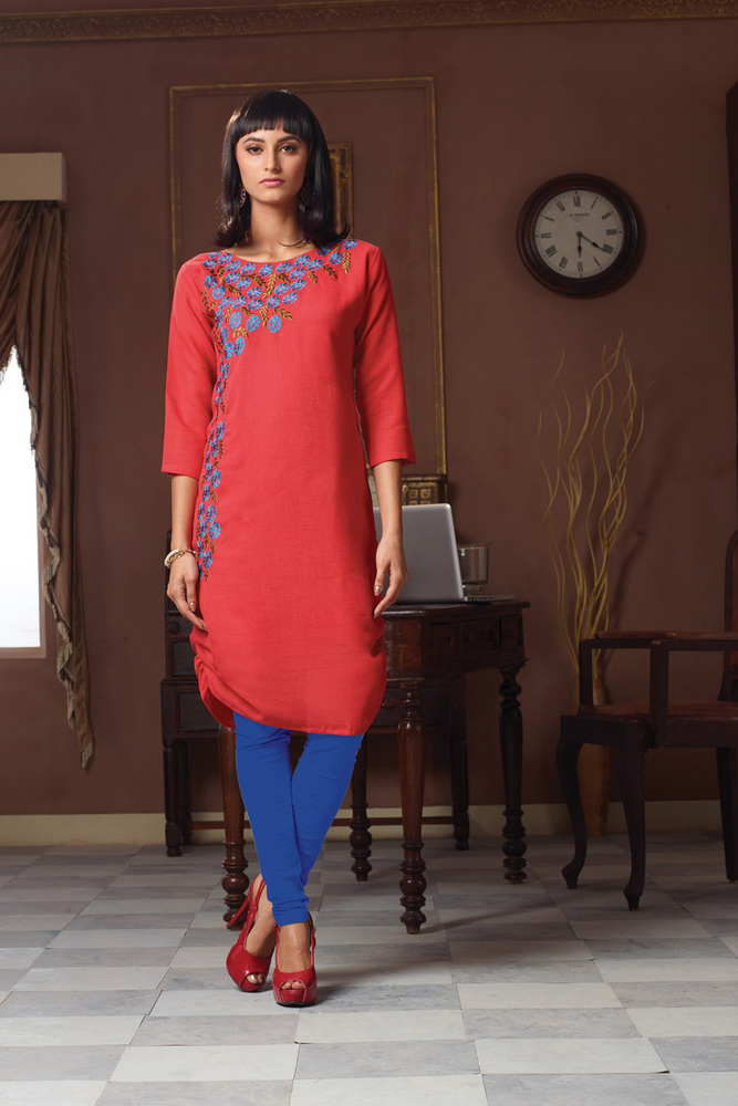 Poly Linendesigner kurti