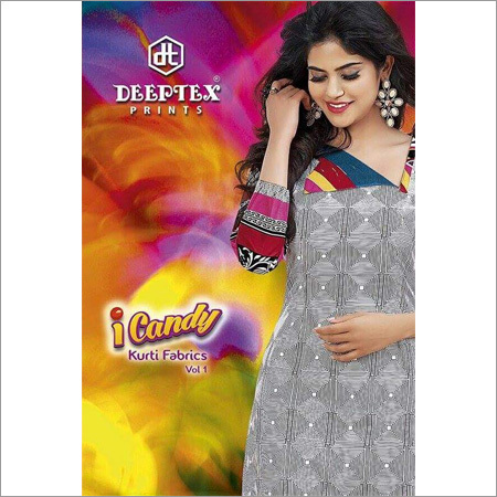Deeptex Icandy Unstiched Ladies Kurtis