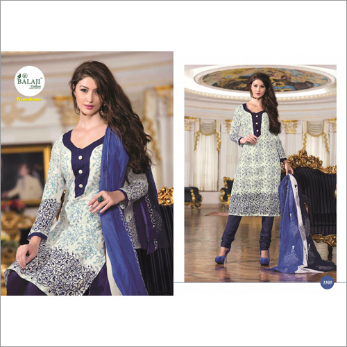 Designer Cotton Dress Material