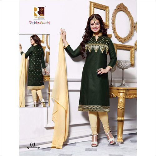 Designer Unstiched Salwar Kameez