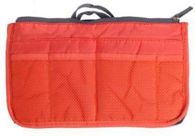 High Quality Women Ladies Gadget Pockets Handbag Comestic Portable Expandable Tidy Purse Zipper