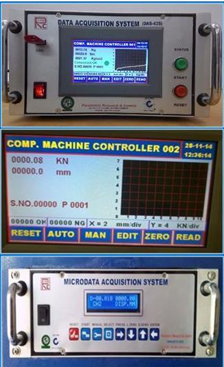 Load Data Acquisition System Gas Pressure: 2 Bar