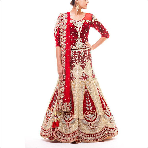 Panel Embroideries For Bridal Wear