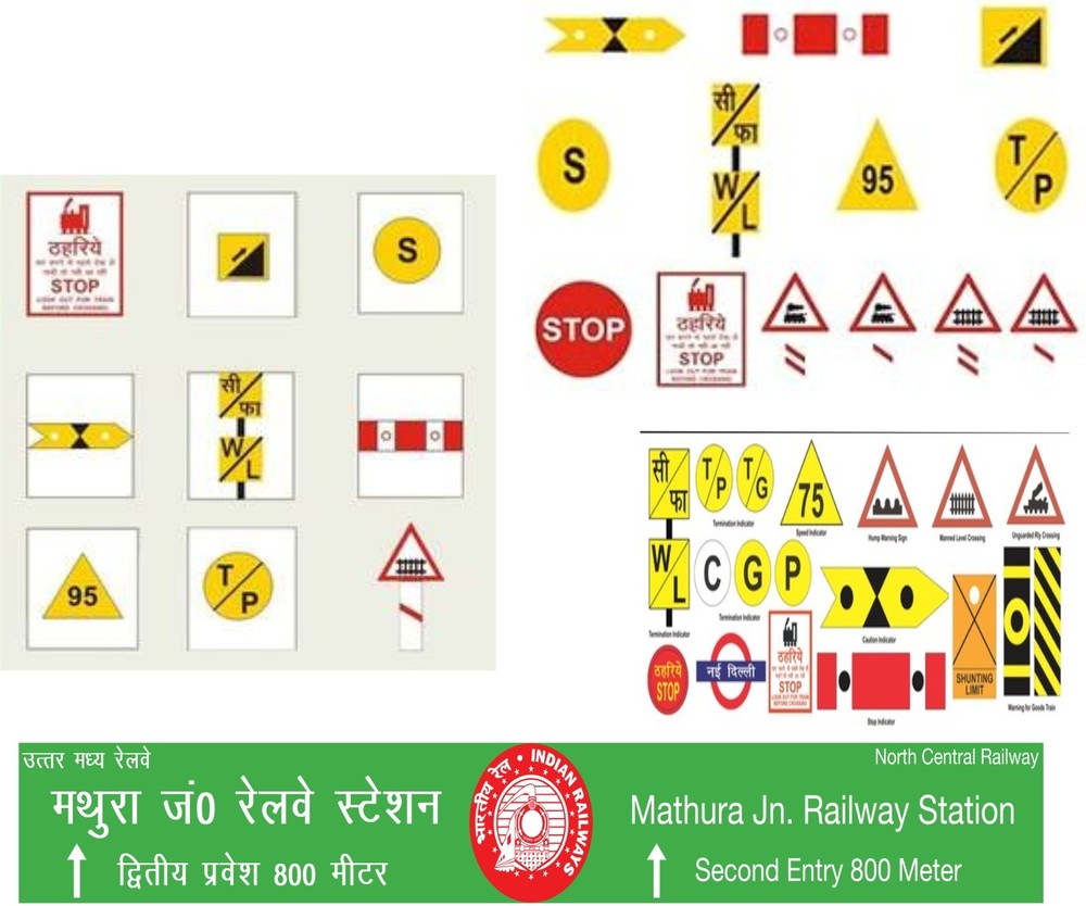 Railway Sign Board