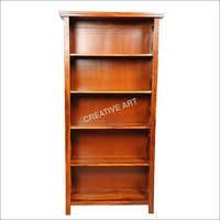Wooden Houston Bookcases - Shesham Wood With Teak Finish | Termite Resistant, Elegant Polished Design, Spacious Shelves For Indoor Use