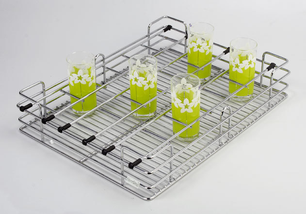 SS Glass Basket