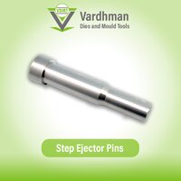 Stepped Ejector Pins - High-Precision Steel, 10mm Diameter | Durable Design, Enhanced Performance