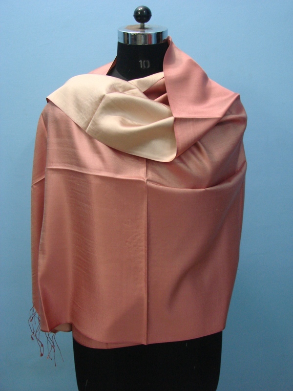 Silk Plain Reversable Stole