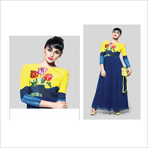 Crepe and Georgette Designer Suit