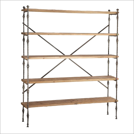 Reclaimed Wood & Iron Shelving By SHRIMAN EXPORTS