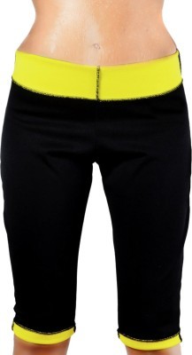 Hot Sweating Body Shapers Slimming Pants Knee Yoga Exercise Wonder Tummy Trimmer Thigh Women's Capri