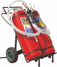 Wheeled Foam Fire Extinguisher