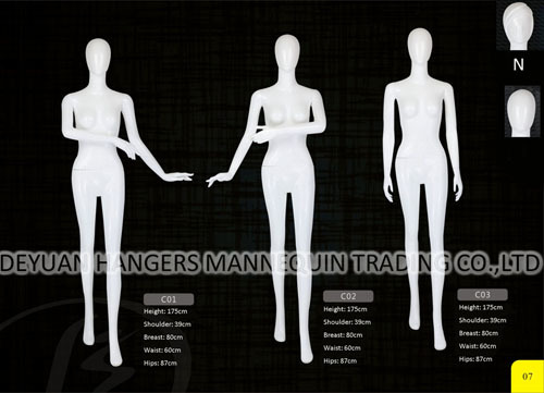 Female Mannequin Age Group: Adults