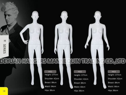 Female Gloss White Mannequin Age Group: Adults