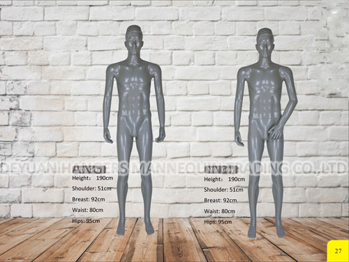 Glossy Male Mannequin Age Group: Adults