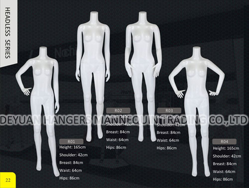 Female Mannequin Glossy & Headless
