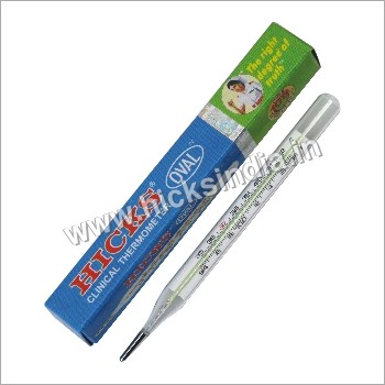 Oval Enclosed Scale Clinical Thermometer