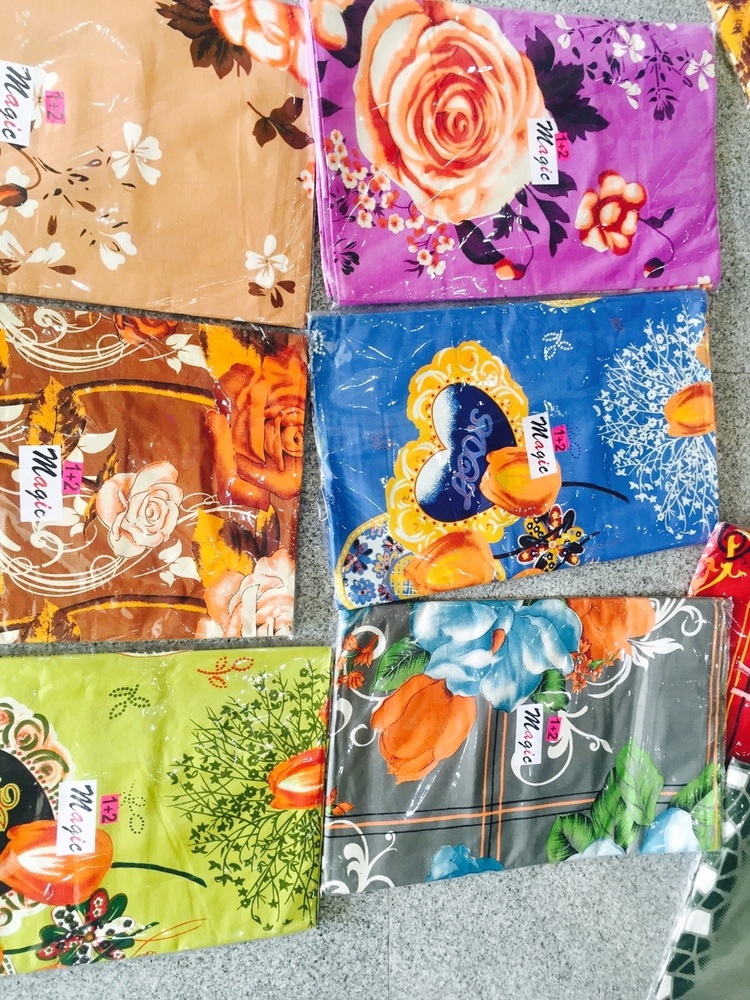 Bed Sheet - Polyester, Various Sizes, Multicolor | Soft Comfort, Durable Fabric, Vibrant Floral Prints, Easy Care