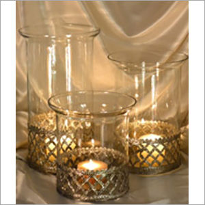 Glass Candle Holder