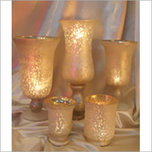 Mat Finish Silver Candle Holder By DLITE CRAFTS