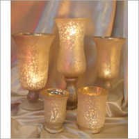 Mat Finish Silver Candle Holder
