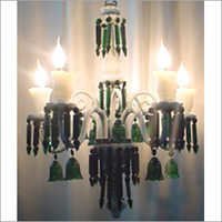 Candle Look Glass Chandelier