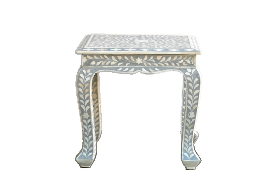 Bone Inlay Stool