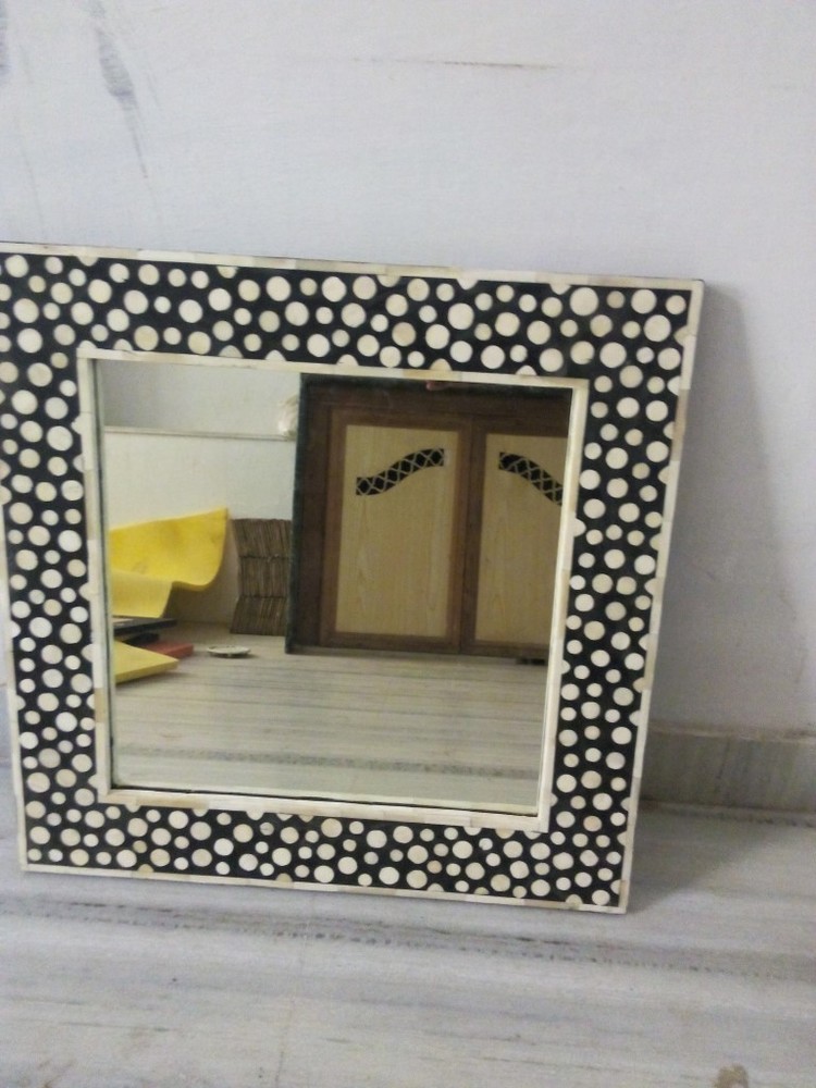 Bone Inlay Mirror Frame
