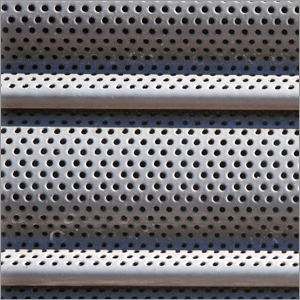 See Through Perforated Shutters - Aluminum, Customizable Size, Silver, Powder Coat | Light Control, Privacy, Ventilation, Security, Easy Installation