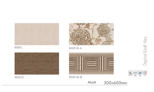 Ceramic Tile Size: 300X600 Mm