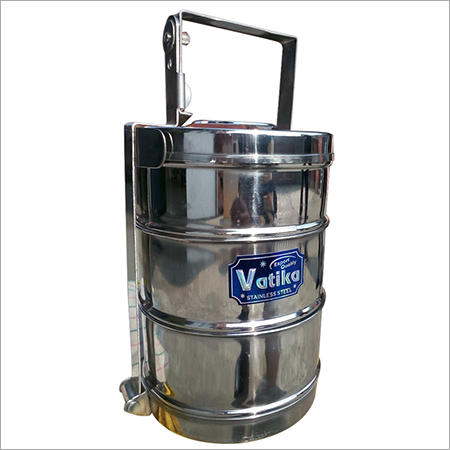 Insulated Stainless Steel Lunch Box - Polished Finish, 1-5mm Thickness, Silver Color | Rust Proof, Lightweight, Custom Sizes and Designs