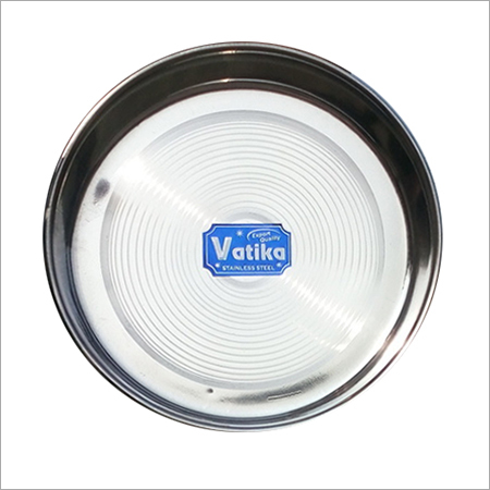Stainless Steel Plate - Round, Polished Finish | Lightweight, Easy to Clean, Corrosion and Heat Resistant, Longer Service Life