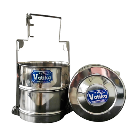 Stainless Steel Lunch Box - Polished Silver, 1-5mm Thickness | Home Use Design for Easy Storage and Transportation
