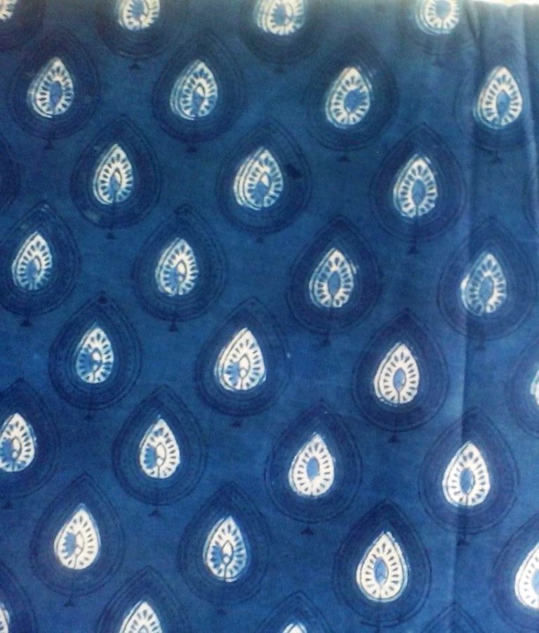 Indigo Blue Dabu Design 04