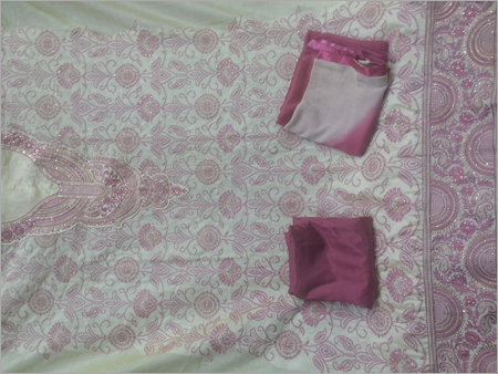 Chanderi work Fancy Suit