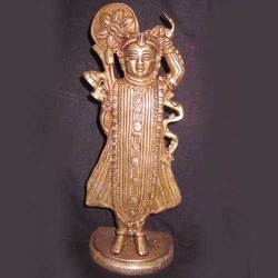 Golden Brass Statue