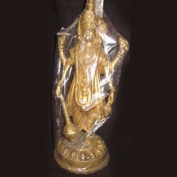 Golden Lord Vishnu Idols