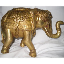 Golden Metal Elephant
