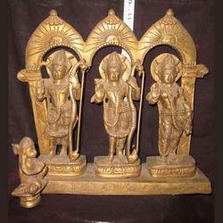 Golden  Ram Sita Laxman Statue