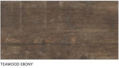 Teawood Ebony Vitrified Tiles