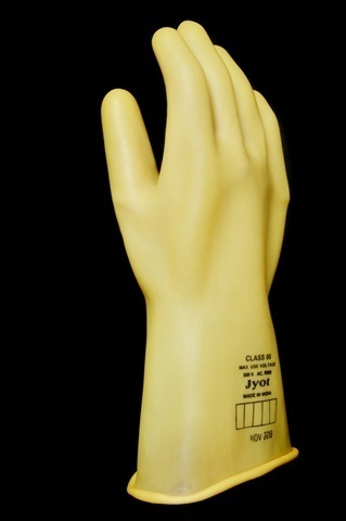 Electrical Shock Proof Safety Hand Glove As Per IS